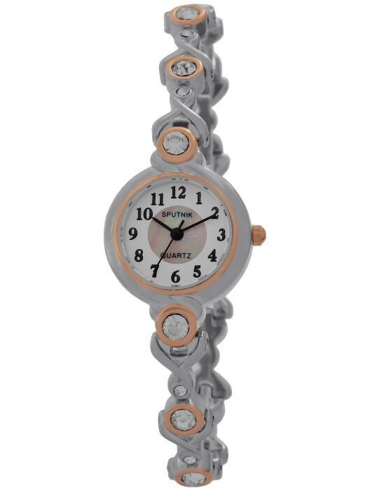 Наручные часы Спутник Л-900630-6 (бел.+перл.) кам