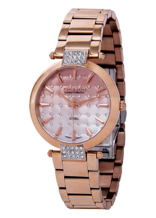 Наручные часы GUARDO S2040-3.8 сталь-роз
