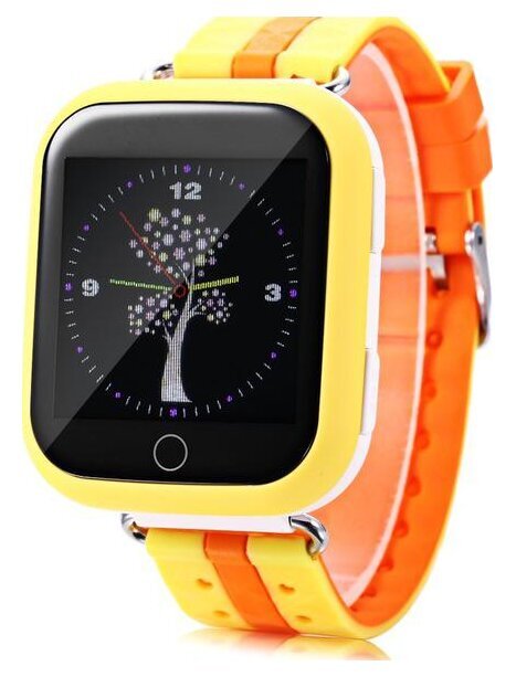 Наручные часы Q100 жёл+оранж