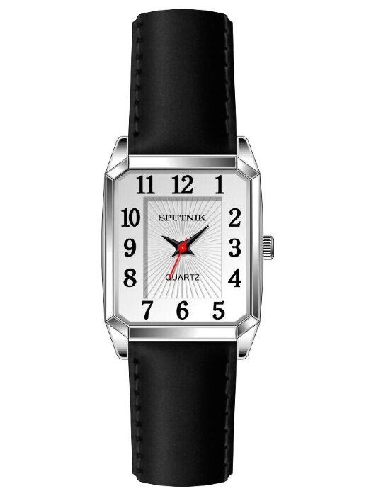 Наручные часы Спутник Л-200880-1 (сталь) черный рем