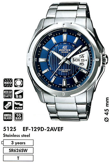 Наручные часы EF-129D-2A