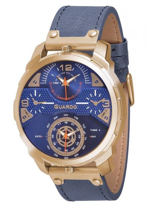 Наручные часы GUARDO Premium 11502-5 синий