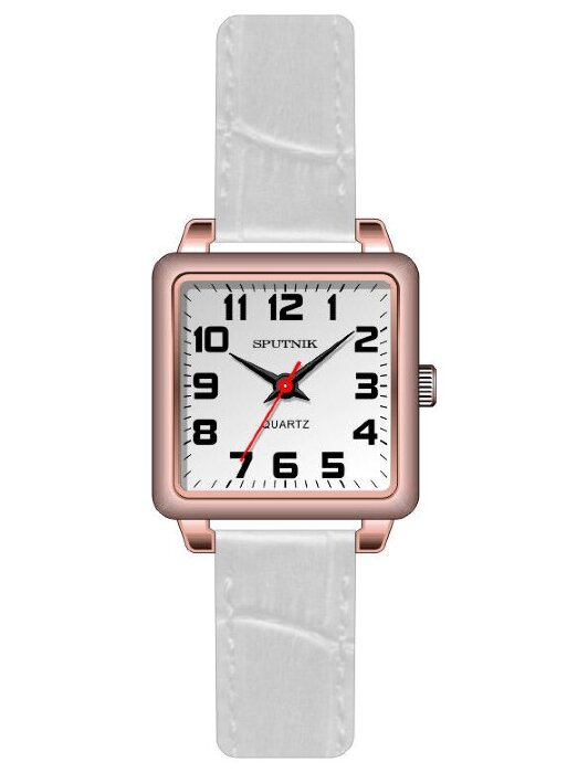 Наручные часы Спутник Л-201130-8 (сталь) белый рем