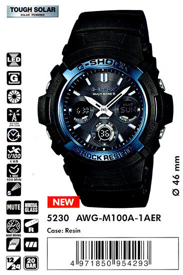 Наручные часы AWG-M100A-1A