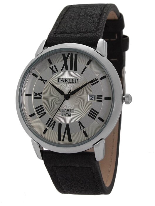 Наручные часы FABLER FM-710061-1 (сталь) 1 кален-рь,кож.рем
