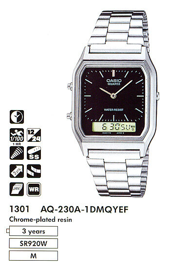 Наручные часы CASIO AQ-230A-1D