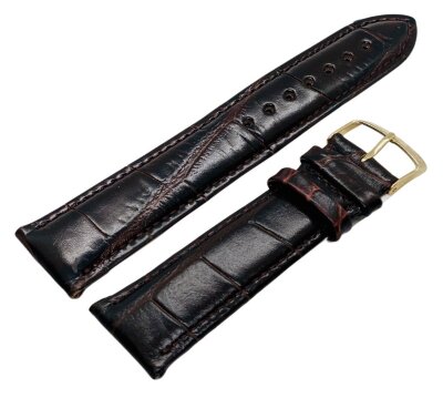 9. Modeno Корич. Kroko 16 22мм
