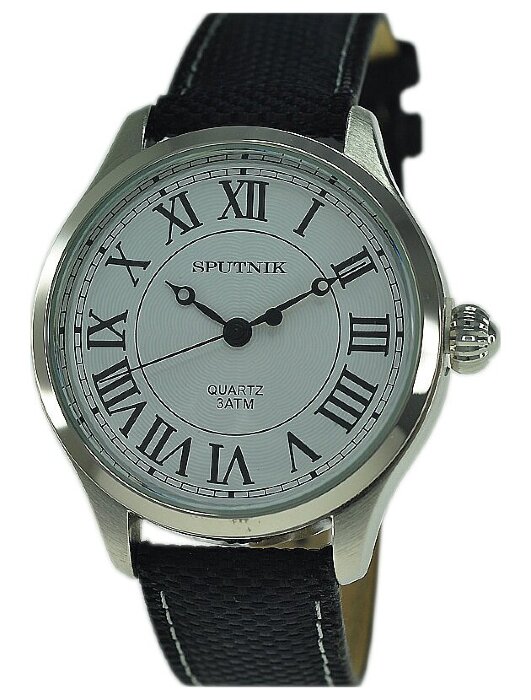 Наручные часы Спутник М-857981-1 (бел.)кож.рем