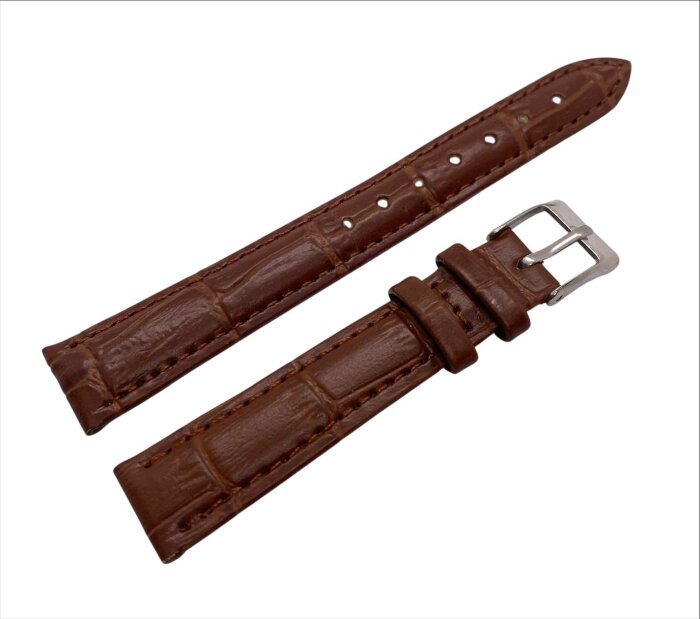5.Ремешки NAGATA Коричневый КРОКО 4 16мм