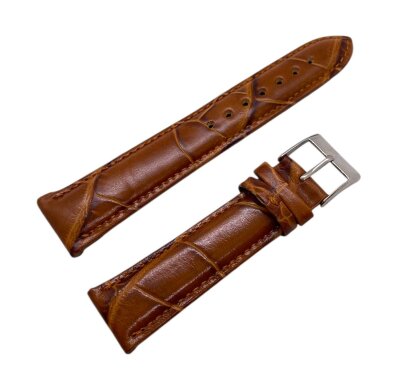 Ремешки NAGATA Коричневый КРОКО 3 20мм