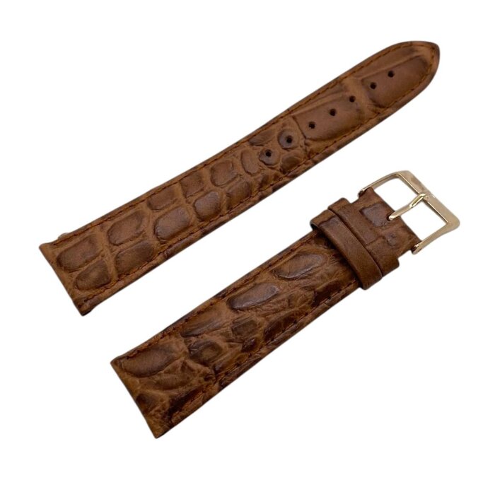 Ремешки NAGATA Коричневый КРОКО 5 20мм