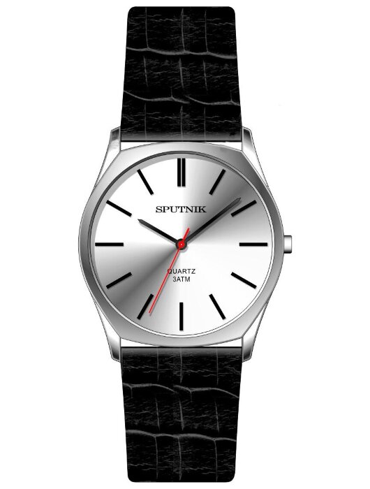 Наручные часы Спутник М-858171 Н -1 (сталь)кож.рем