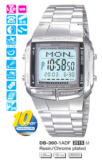 Наручные часы CASIO DB-360-1A