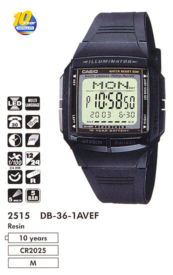 Наручные часы CASIO DB-36-1A