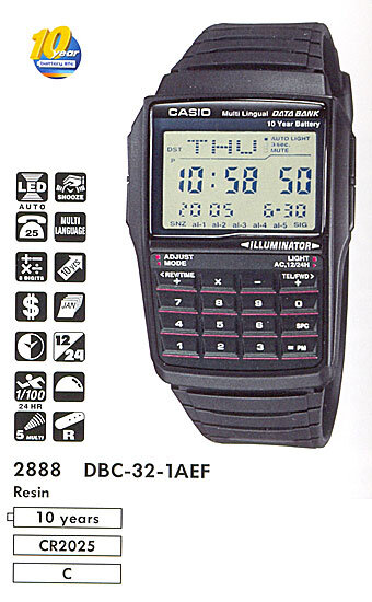 Наручные часы CASIO DBC-32-1A