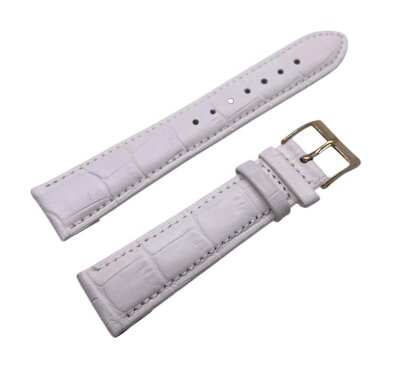 Ремешки NAGATA Белый КРОКО 1 18мм