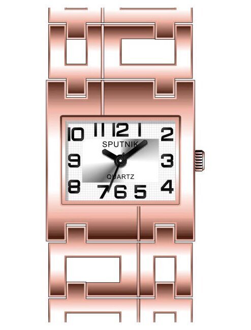 Наручные часы Спутник Л-882470-8 (бел.+сталь)