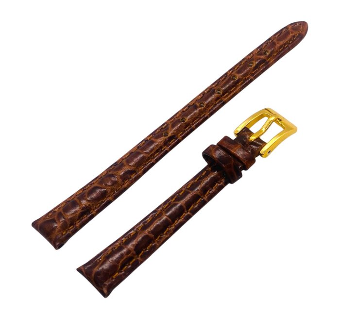2.Ремешки NAGATA Коричневый KROKO 73 10мм