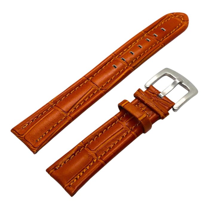 Ремешок BREATLING XL Светло-коричневый KROKO 18мм