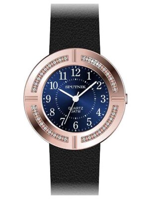 Спутник Л-301030-8 (синий) кам.,черный рем
