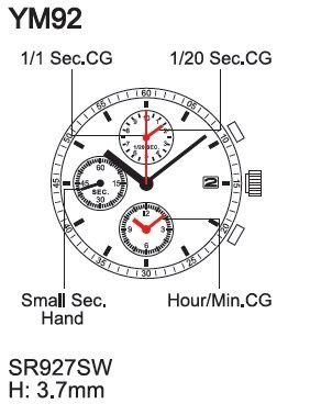 Ym92 movement best sale
