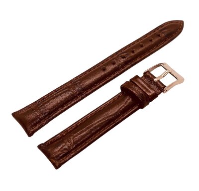 5.Ремешки NAGATA Коричневый КРОКО 63 16мм