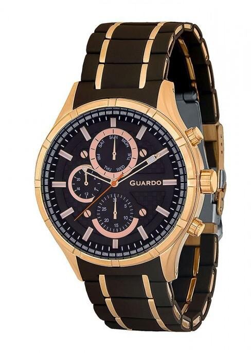 Наручные часы GUARDO Premium 11531-6 тёмно-коричневый