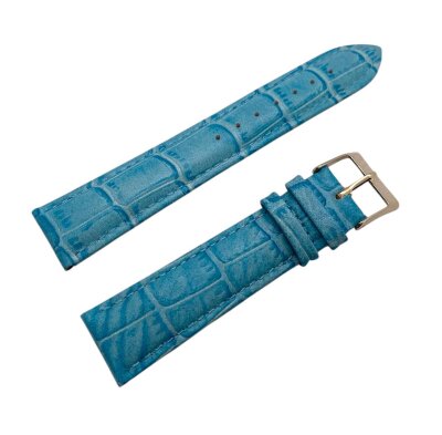 Ремешки NAGATA Голубой КРОКО 2 18мм