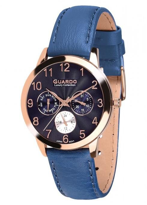 Наручные часы GUARDO S01871.8 тёмно-синий
