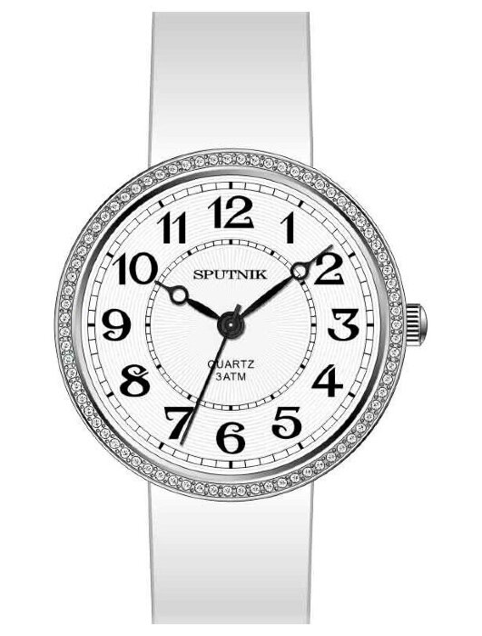 Наручные часы Спутник Л-300841-1 (бел.) белый рем