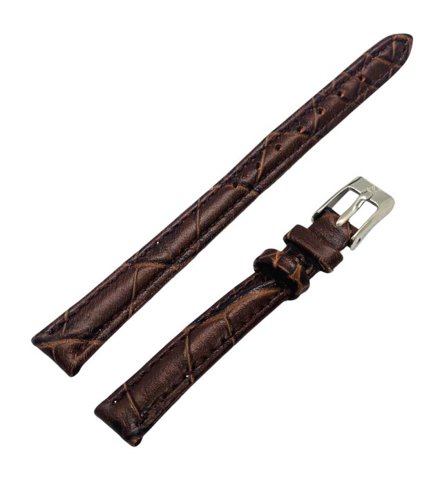 Ремешки NAGATA Коричневый KROKO 76 10мм