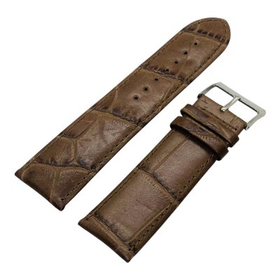 Ремешки NAGATA Коричневый KROKO 41 26мм