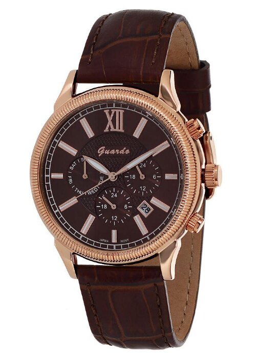 Наручные часы GUARDO S3647.8 коричневый