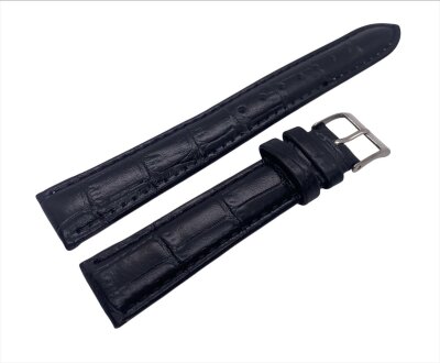 Ремешки NAGATA Черный КРОКО 2 18мм