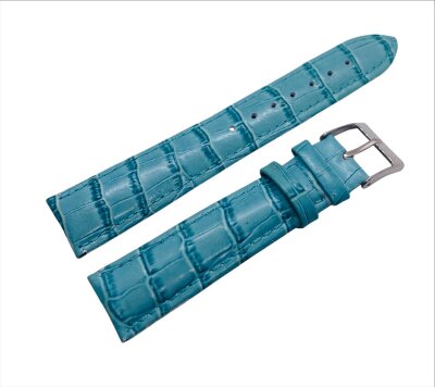 Ремешки NAGATA Голубой КРОКО 4 18мм