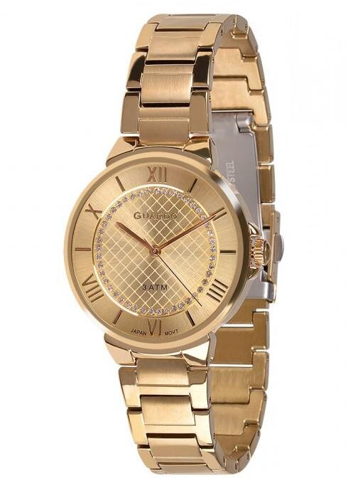 Наручные часы GUARDO Premium 11267.6 золотой