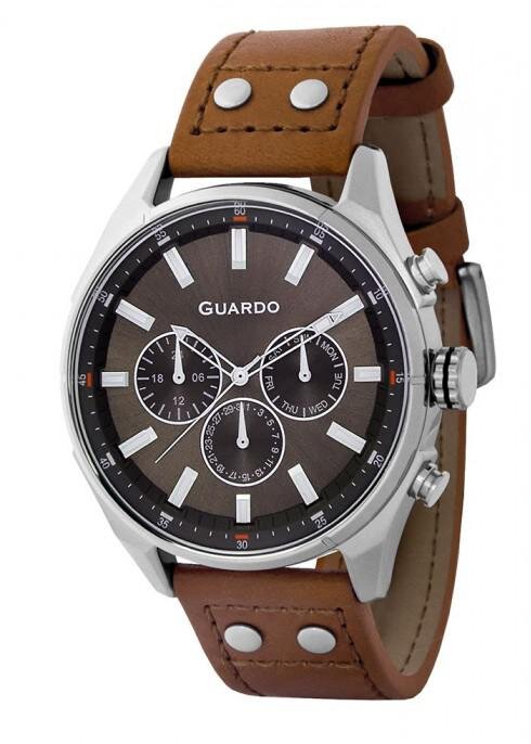 Наручные часы GUARDO Premium 11453-2 коричневый