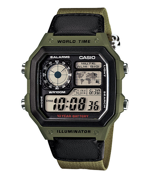 Наручные часы CASIO AE-1200WHB-3B