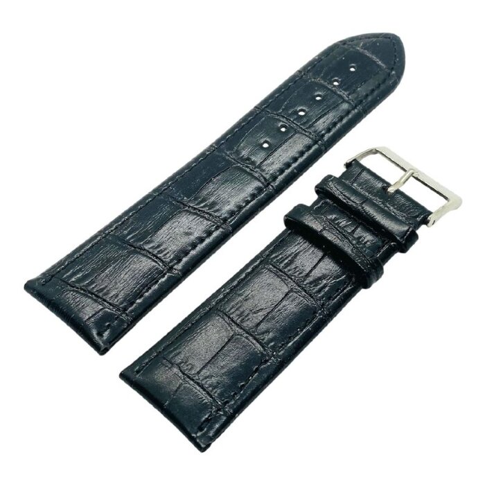 Ремешки NAGATA Черный KROKO лак 26мм