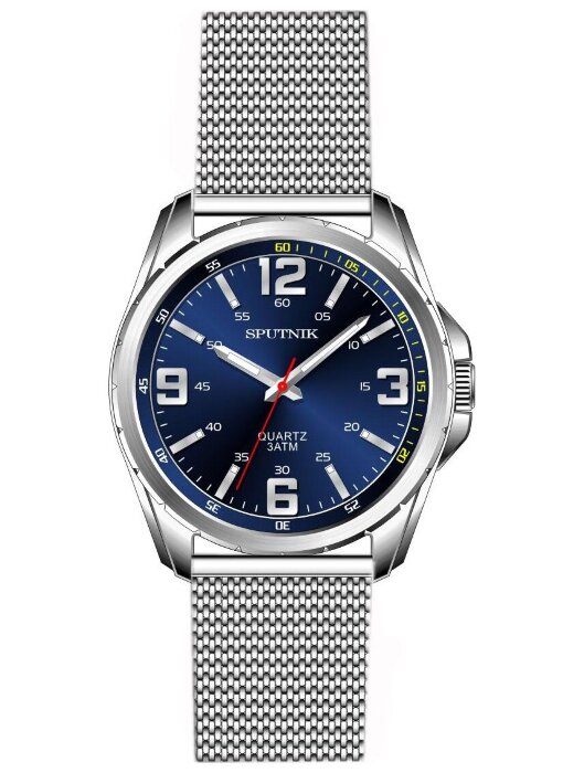 Наручные часы Спутник М-858421 Н-1 (синий) браслет