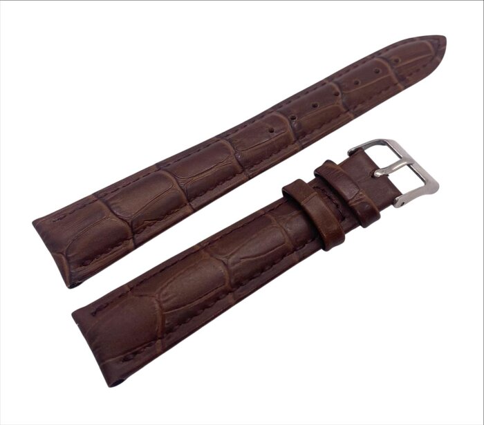 Ремешки NAGATA Коричневый КРОКО 21 18мм
