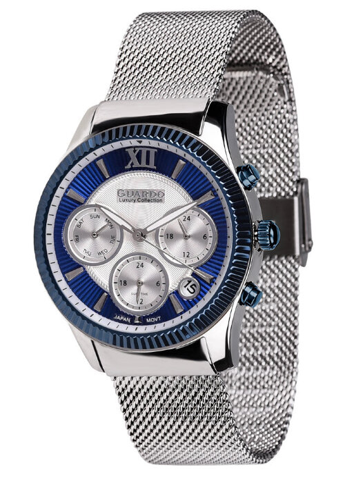 Наручные часы GUARDO S01861.1.3 синий+сталь