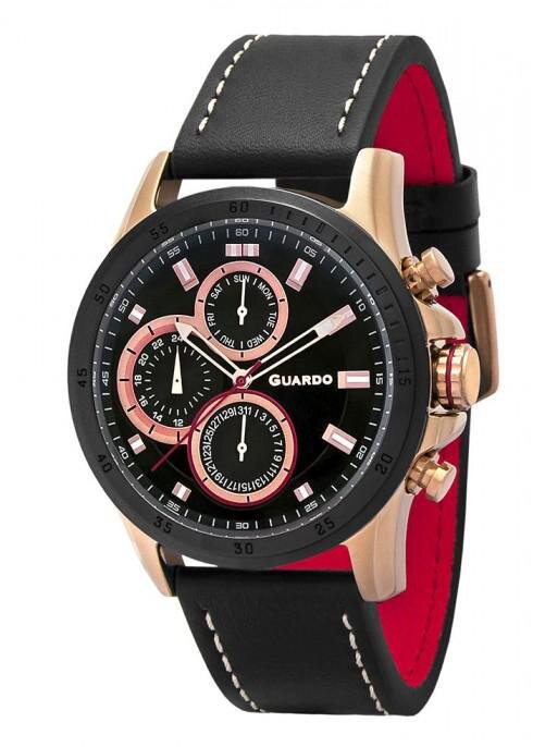 Наручные часы GUARDO Premium 11687-3 чёрный