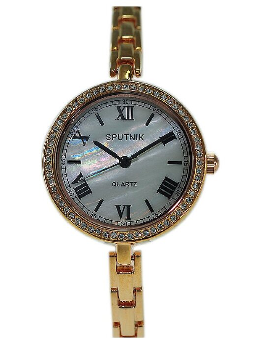 Наручные часы Спутник Л-900101-8 (перл.) кам