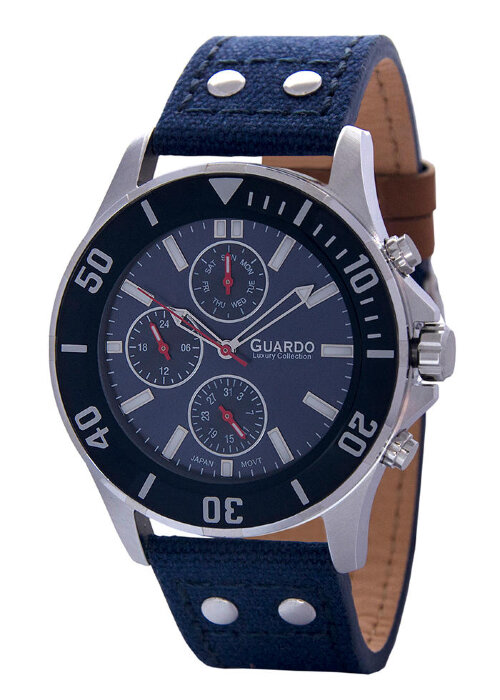 Наручные часы GUARDO S1043-2.1 тёмно-синий