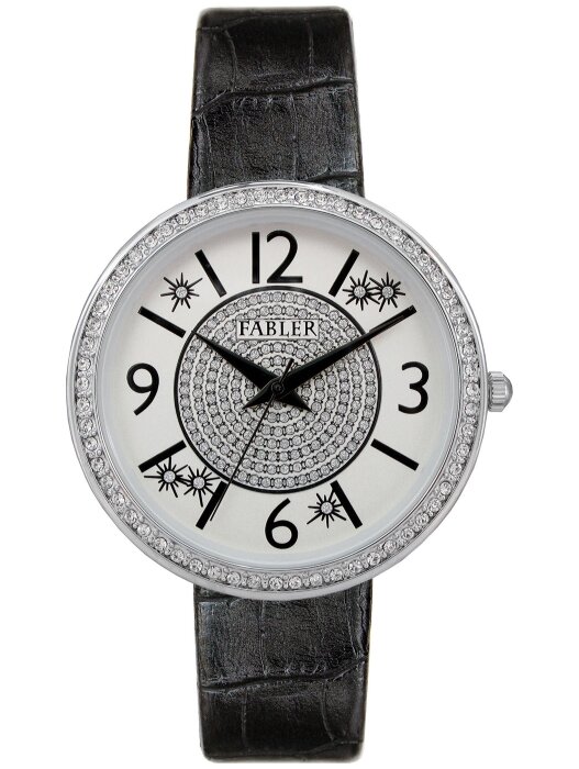Наручные часы FABLER FL-500581-1 (сталь) кам. черный рем