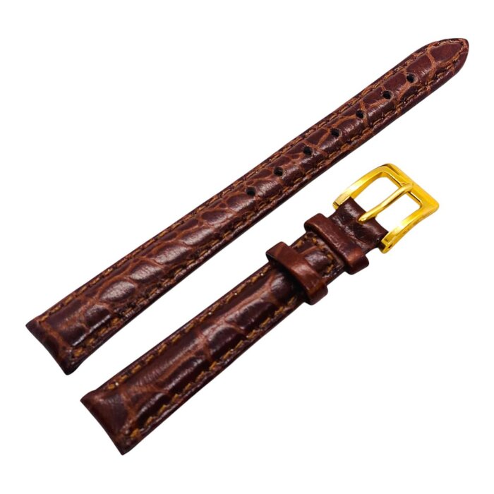 Ремешки NAGATA Коричневый КРОКО 2 12мм Ремешки NAGATA Коричневый КРОКО 2 12мм