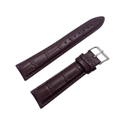 Ремешки NAGATA Коричневый КРОК 12 22мм