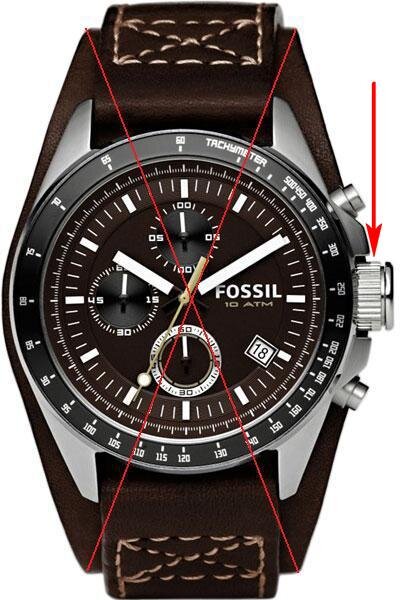 Заводная головка FOSSIL CH2599