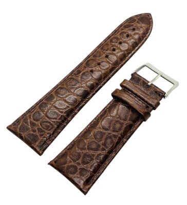 Ремешки NAGATA Коричневый KROKO 36 26мм
